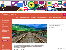 Tablet Screenshot of engagingmaths.com